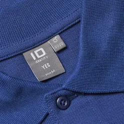 ID Yes Herre Polo - Mørk Kongeblå