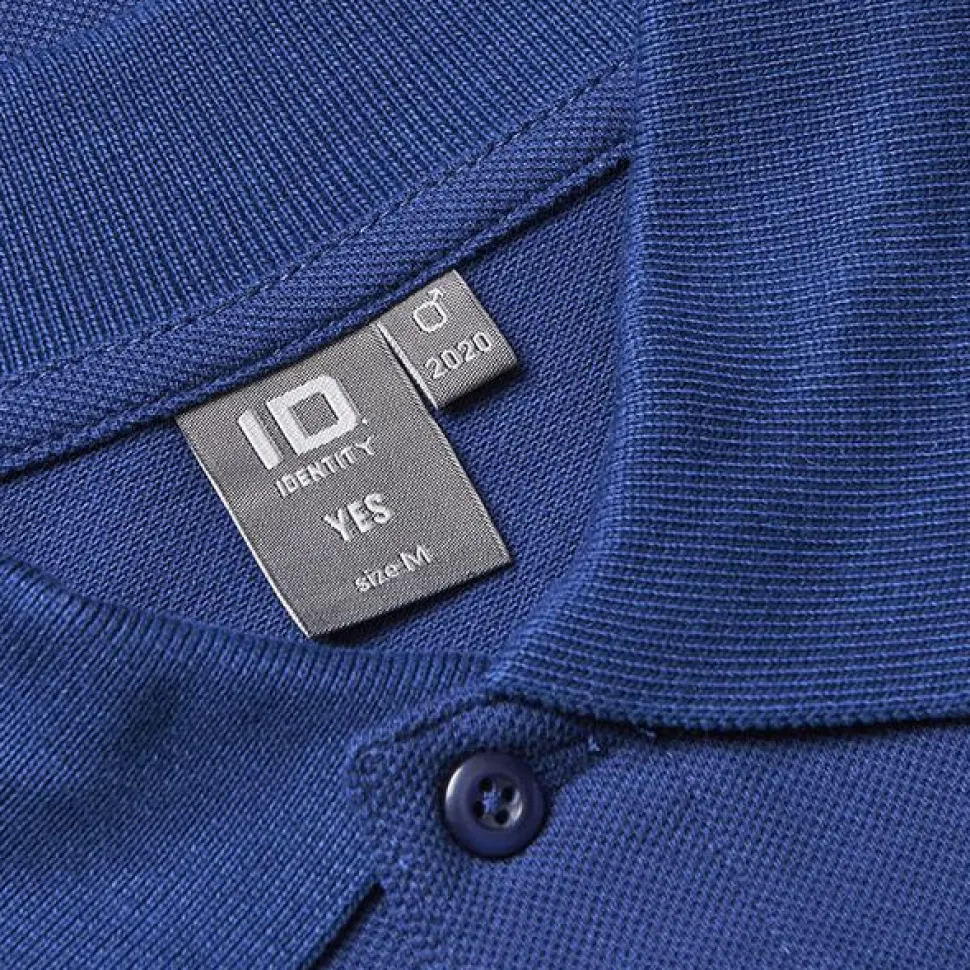 ID Yes Herre Polo - Mørk Kongeblå