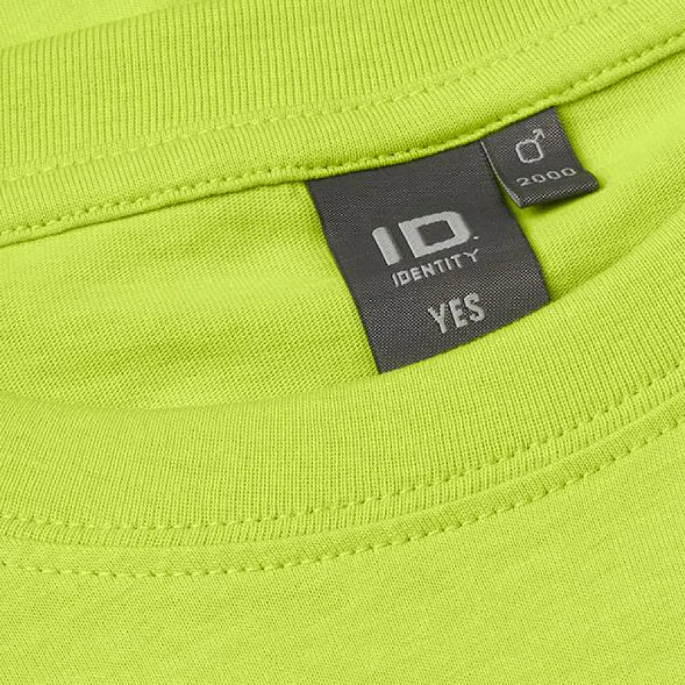 ID Yes Herre T-shirt - Lime