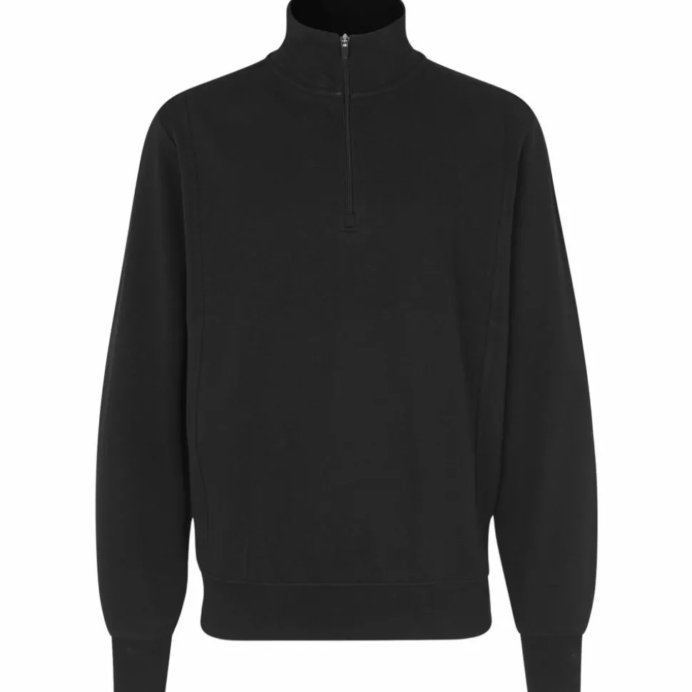 ID Zip Herre Sweatshirt - Black