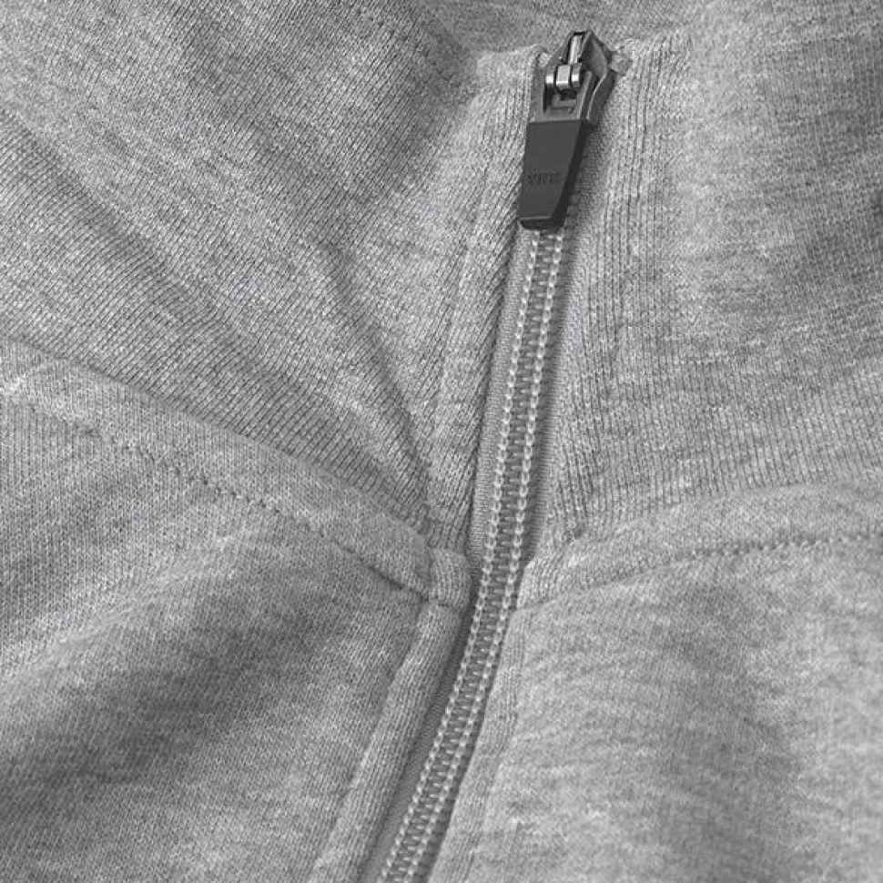 ID Zip Herre Sweatshirt - Grå Melange
