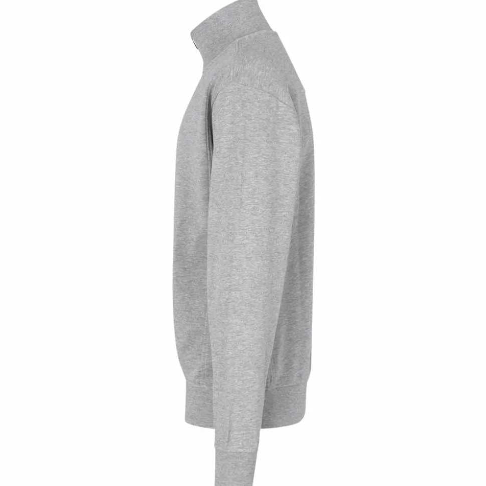 ID Zip Herre Sweatshirt - Grå Melange