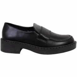 Ideal Shoes Dame Loafers - Black