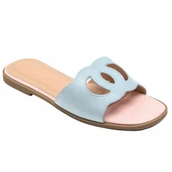 Ideal Shoes Dame Sandaler - Blue