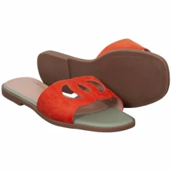 Ideal Shoes Dame Sandaler - Orange