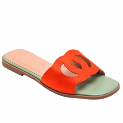 Ideal Shoes Dame Sandaler - Orange