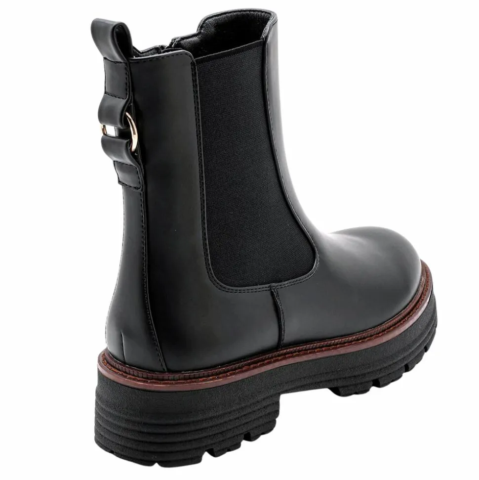 Ideal Shoes Dame Støvler - Black