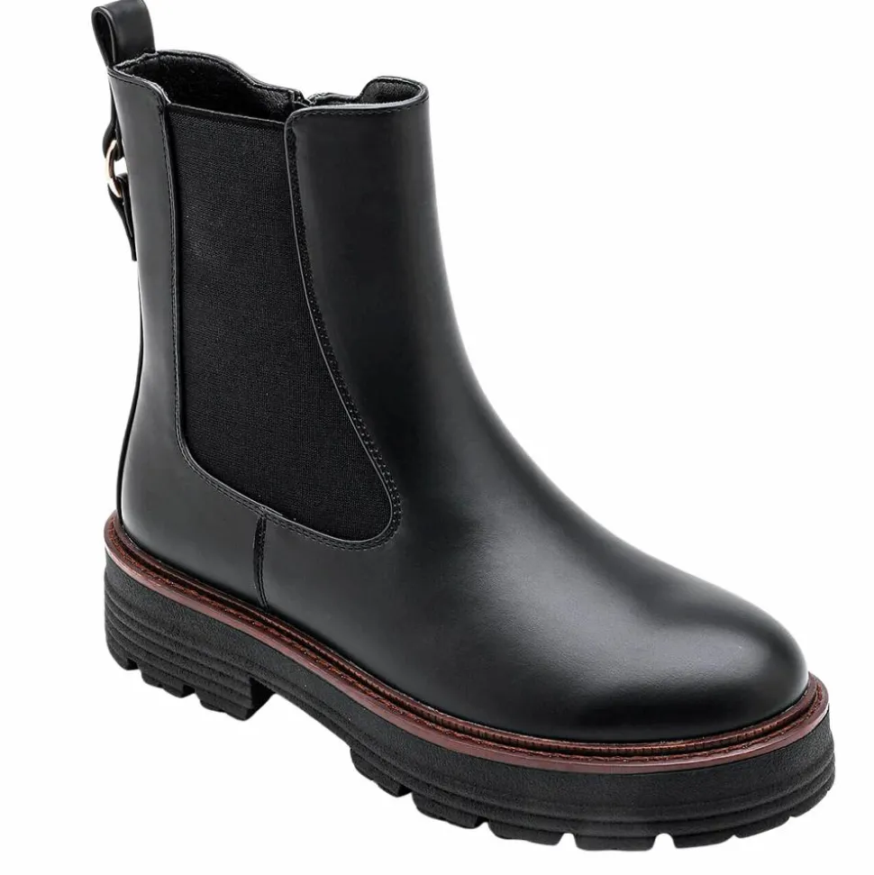 Ideal Shoes Dame Støvler - Black