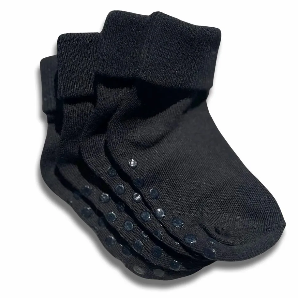 Impala Ange Børne Strømper m. non-slip - Black/Black