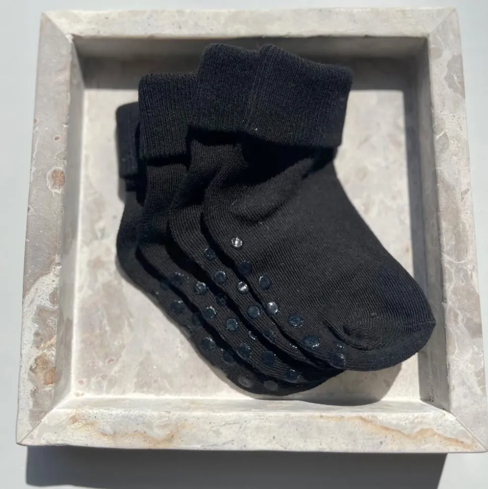 Impala Ange Børne Strømper m. non-slip - Black/Black