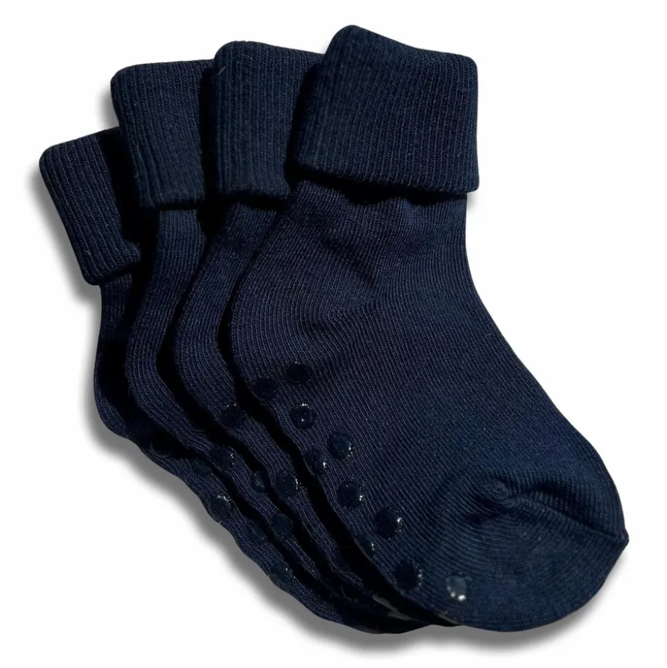 Impala Ange Børne Strømper m. non-slip - Blue Nights