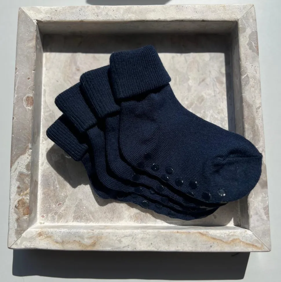 Impala Ange Børne Strømper m. non-slip - Blue Nights