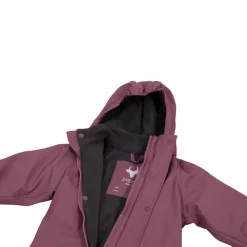 Impala Moss Børne Regndragt m. fleece - Crushed Berry