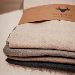 Impala Muslin Baby Stofble - Unisex Colour 4 Pack