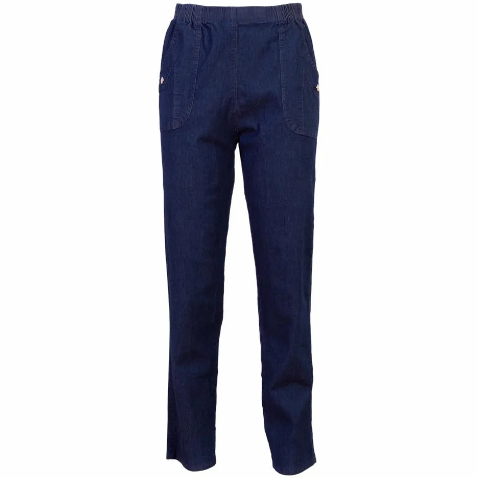 J.S.T. For My Dame Bukser - Denim Blue