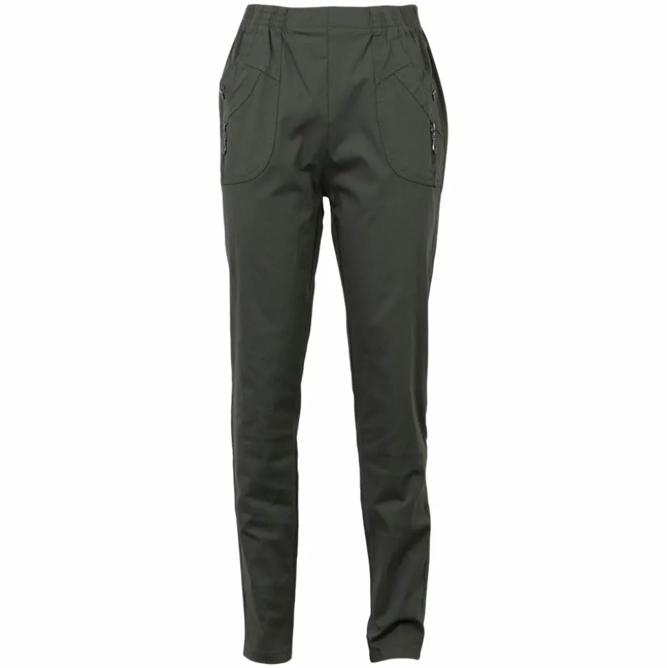 J.S.T. For My Gerda Dame Bukser m. for - Khaki
