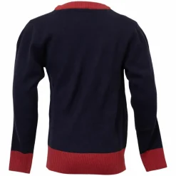 Jule Børne Striktrøje - Navy