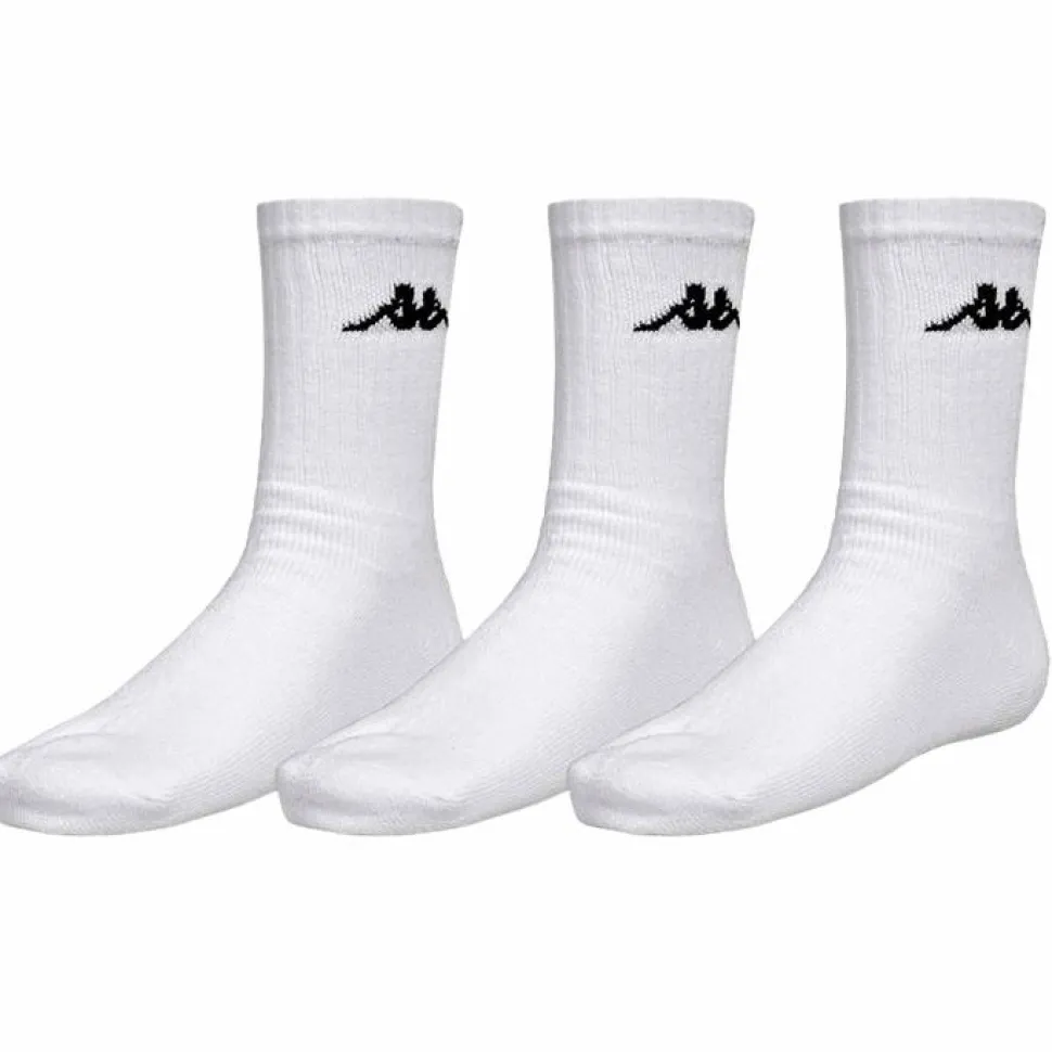 Kappa Unisex Strømper - White