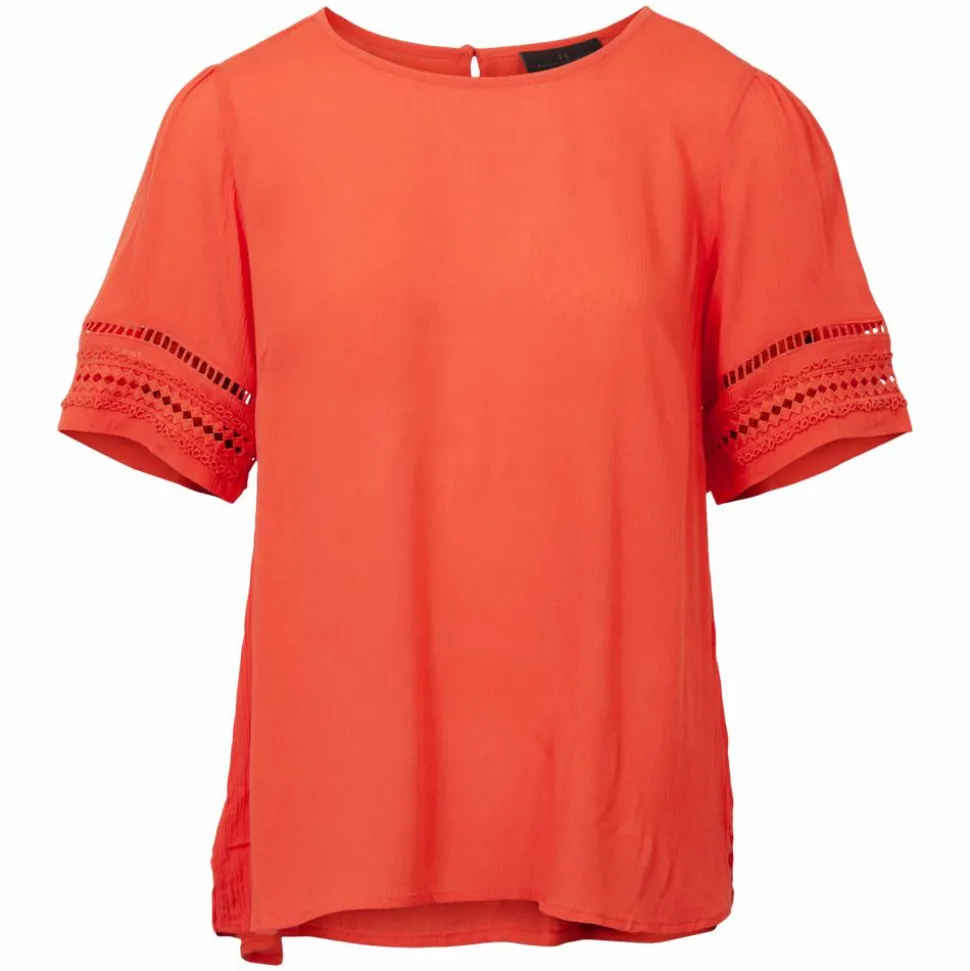 Kopenhaken Bea Dame Bluse - Neon Orange