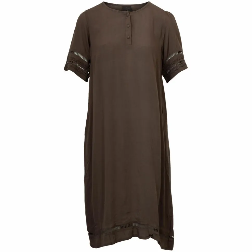 Kopenhaken Bea Dame Kjole - Morel Brown