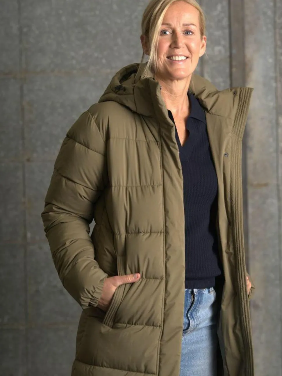 Kopenhaken Dame Vinterjakke - DUSKY GREEN