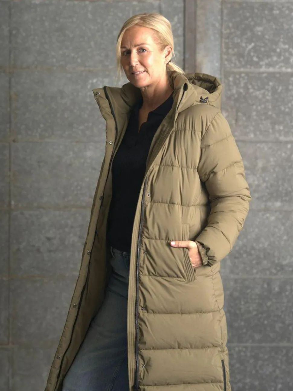 Kopenhaken Dame Vinterjakke - DUSKY GREEN