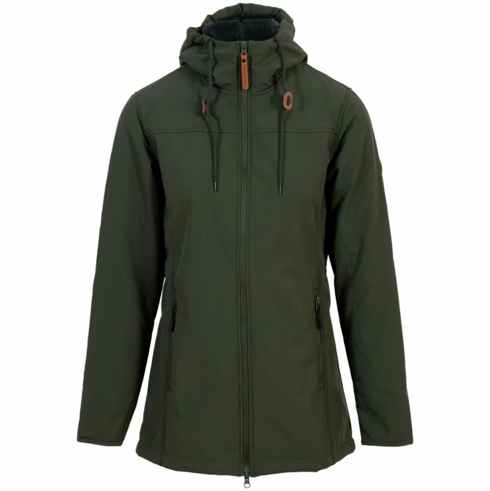 Kopenhaken Delta Dame Softshell m. fleece - Forrest