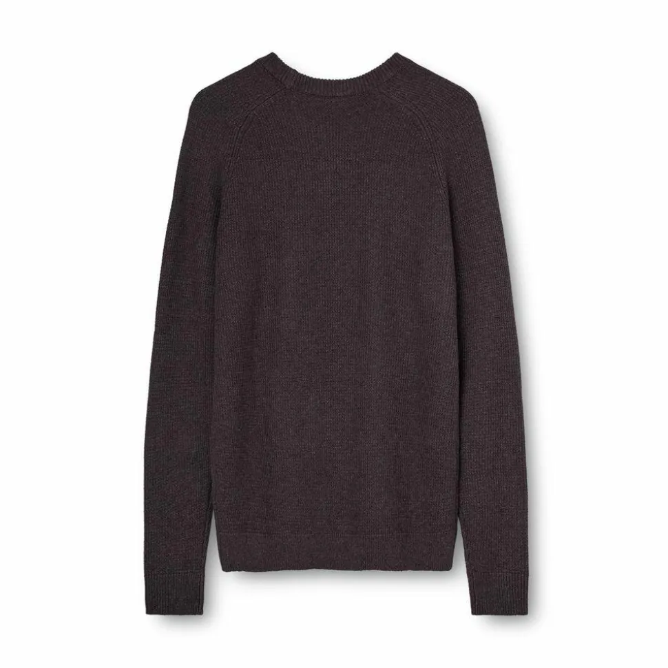 Kopenhaken Salzburg O-neck Herre Striktrøje - Morel Brown
