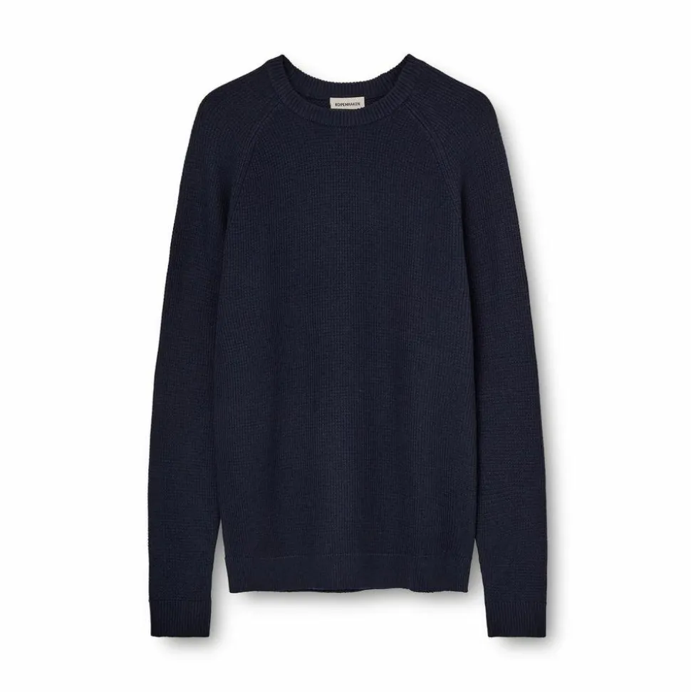 Kopenhaken Salzburg O-neck Herre Striktrøje - Navy