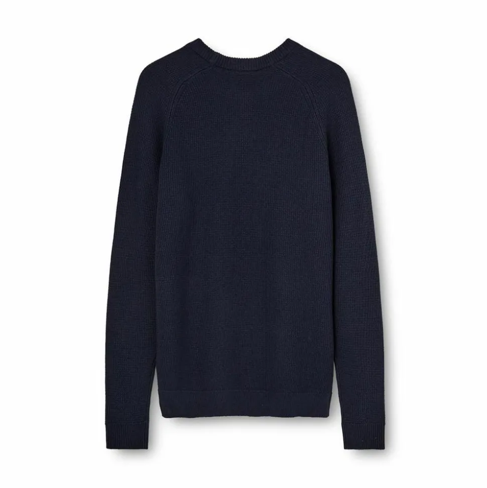 Kopenhaken Salzburg O-neck Herre Striktrøje - Navy