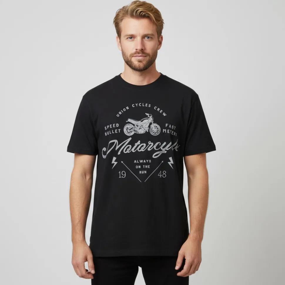 Loaded Herre T-shirt - Black 2002