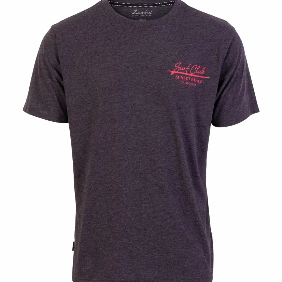 Loaded Herre T-shirt - Dark Grey Melange