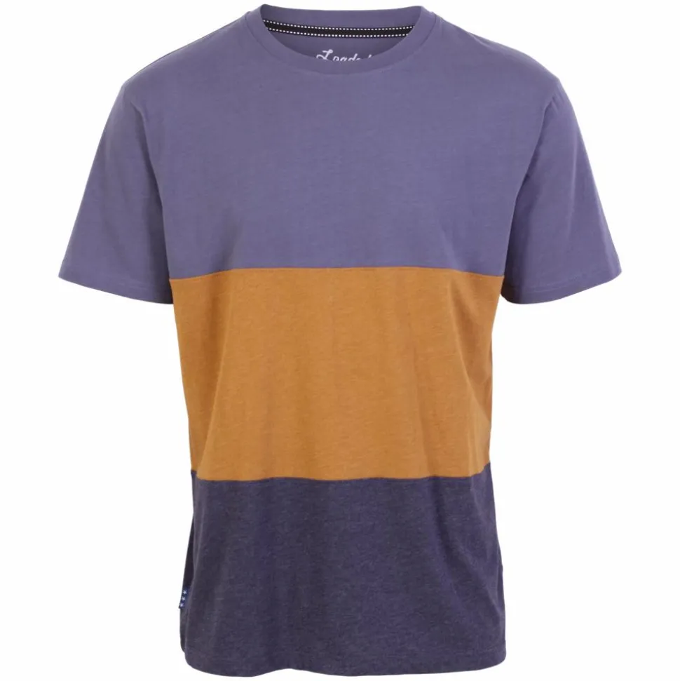Loaded Herre T-shirt - Mustard Block