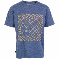 Loaded Herre T-shirt - Steelblue AOP Stripes