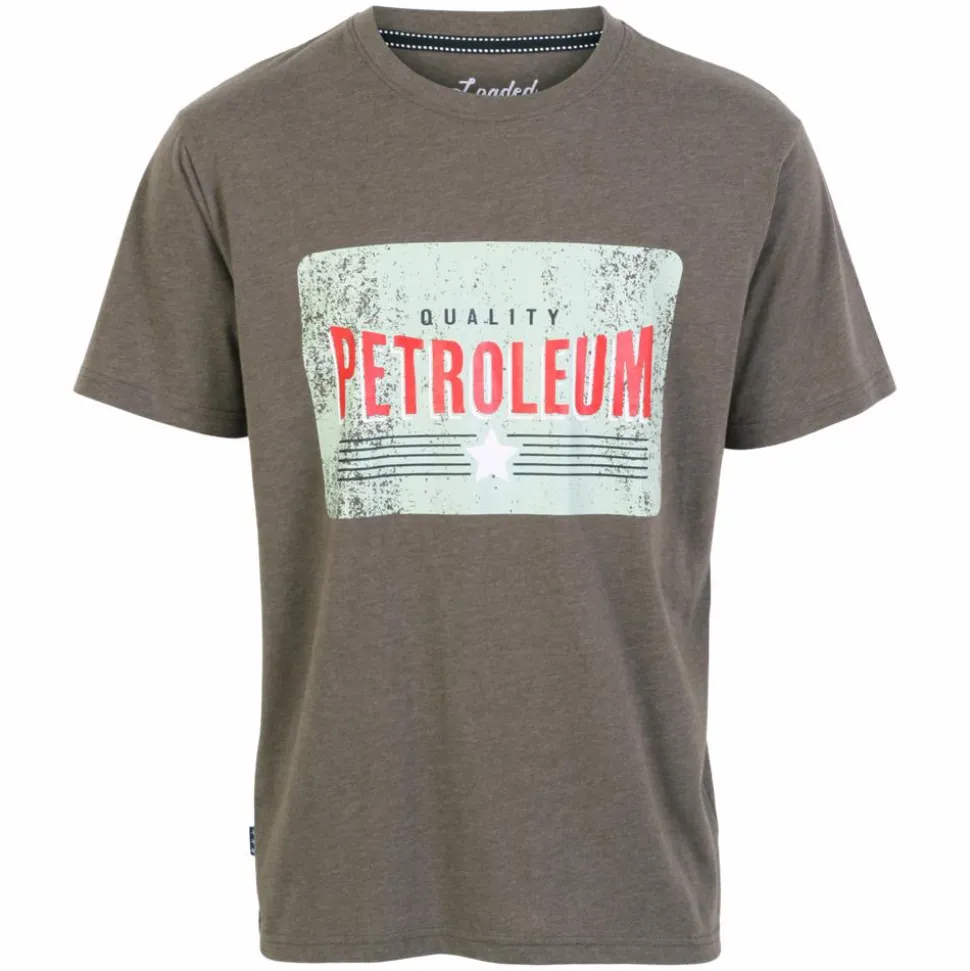 Loaded Herre T-shirt Plus Size - Asphalt Melange