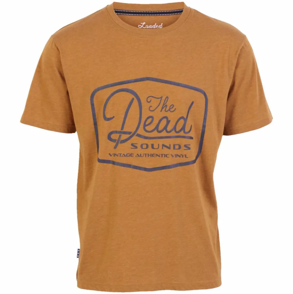 Loaded Herre T-shirt Plus Size - Mustard Melange