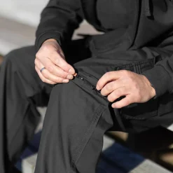 Loaded Joss Herre Outdoorbukser m. zip-off - Black