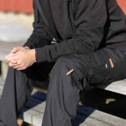 Loaded Joss Herre Outdoorbukser m. zip-off - Black