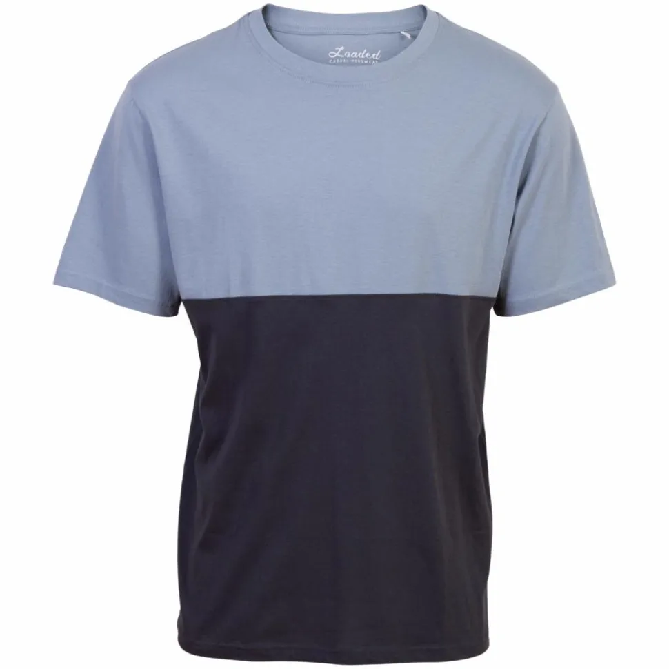 Loaded Mass Herre T-shirt - P25 Denim Block