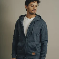 Loaded Nevada Herre Hættetrøje - Denim Melange
