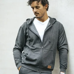 Loaded Nevada Herre Hættetrøje - Dark Grey Melange
