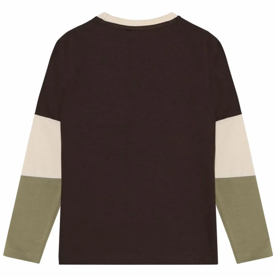 Magic Kids Drenge Langærmet t-shirt - Chocolate Torte