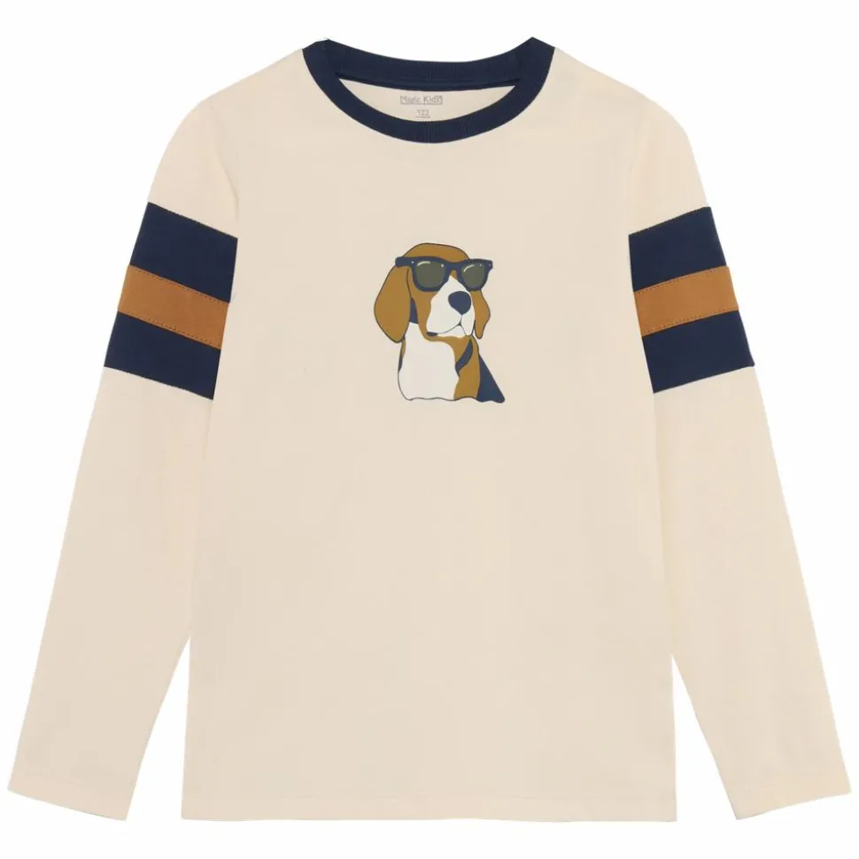 Magic Kids Drenge Langærmet t-shirt - Sandshell