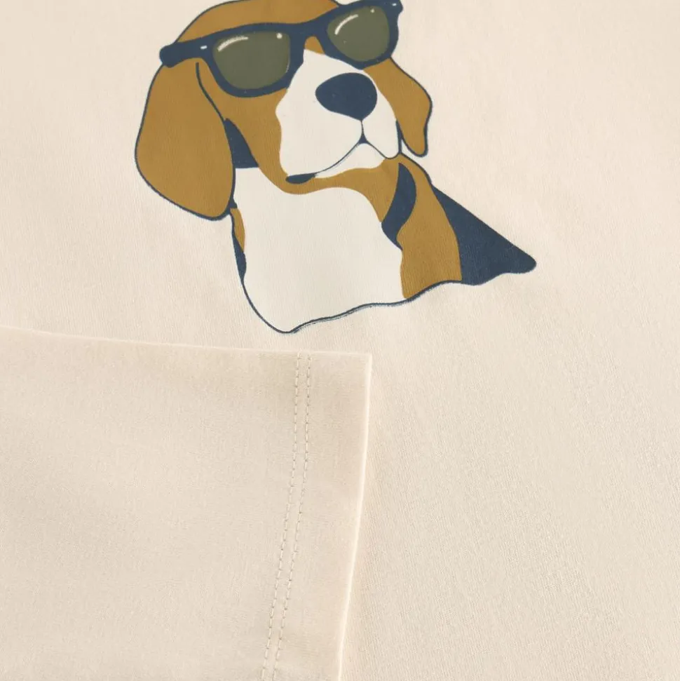Magic Kids Drenge Langærmet t-shirt - Sandshell