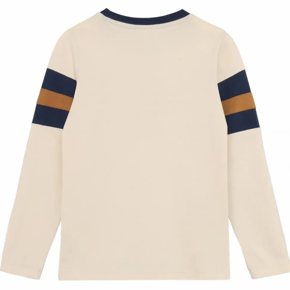 Magic Kids Drenge Langærmet t-shirt - Sandshell