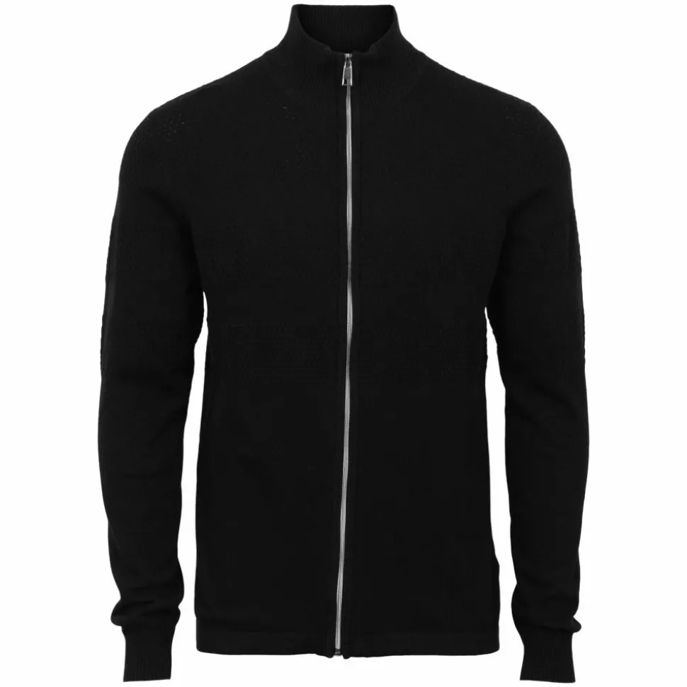 Marcus Affleck Herre Cardigan - Black
