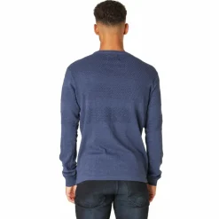 Marcus Affleck Herre Striktrøje - Dk. Denim Mix