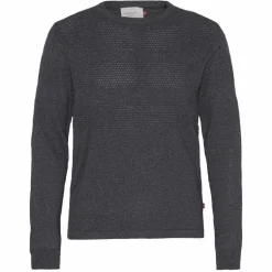 Marcus Affleck Herre Striktrøje - Dk. Grey Mix