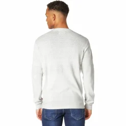 Marcus Affleck Herre Striktrøje - Antic White