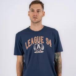Marcus Boxy Herre T-shirt - Insignia blue
